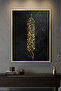 Lustrous Arabic Calligraphy Islamic Wall Art | Framed Canvas Print | Arabic Calligraphy Decor for Living Room, Bedroom, Office & Gift