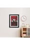 Alayra Arsenal Legend Thierry Henry & Bergkamp Poster Framed Painting with Black Frame - 3