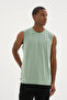 Men's Crew Neck Sleeveless T-Shirt Modal-Cotton