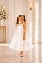 Shedress White Stone Detailed Puffy Skirted Girl's Evening Dress - 3