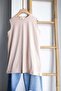 Bej01-100% Cotton Sleeveless Lycra T-Shirt