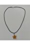 Natural Stone Brown Jade Black String Star-Shaped - 2