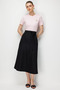 Belted Midi Length Bell Skirt - 2