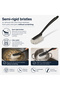 Grey Dish Brush – Ergonomic Kitchen Scrub Brush with Semi-Rigid Bristles with Hook Handle - 3
