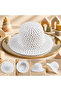Girl's Straw Beach Hat Summer Sunscreen Wide Brim White Hat - 2