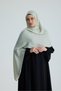 Floş Pamuk Şal / Lace of Leaves Collection- Berry Lace - 4