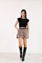 Nova High Waist Women's Shorts with Belt Gift – Soft Fabric Comfortable Fit – Comes with Belt Gift - 8