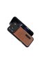 Apple iPhone 17 Pro Max Leather Case with Sara Business Card Holder - Tan - 2