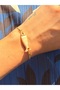 Gold Bracelet with Fish Figure – Minimalist Gold Color Chain Women's Bracelet
