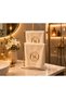 2-Piece Velvet Embroidered Decorative Bath Towel 30X50 cm Luxury Design