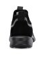 Comfortable Lace-Up Casual Sports Shoes Black Sneaker Men's Black - 6