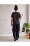 2-Piece Women's Sweatpants (Black & Gray) Oversize Baggy Sweatpants Wide Leg Hijab Set - 6