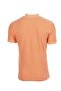 Ar-Ma Men's Polo Collar T-Shirt with Text Print Regular Fit Double Collar Combed Cotton Pique Y0Tyo7345 Orange-T2 - 2