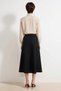 Women's Maxi Skater Skirt Regular Waist Unlined Interlock Knitted Fabric Relaxed Fit Elegant Casual Modern Stylish - 5