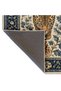 Sdt Modern Leopard Figured Navy Blue Traditional Floral Patterned Woven Base Decorative Carpet Sdtt1523 - 5