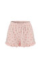 Women's Cherry Patterned Strappy Ruffle Detailed Shorts Set - 4