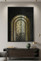 Calligraphy Arch Islamic Wall Art | Framed Canvas Print | Arabic Calligraphy Decor for Living Room, Bedroom, Office & Gift