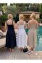 Women's Hanging Linen Dress with Lining - 3