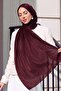 Yoryo Silk Evening Dress Shawl Dark Burgundy 103 - 5