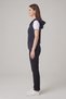 Women's Premium 100% Cotton 3 Yarn Hooded Zero Sleeve Cardigan and Short Sleeve T-Shirt Set - 2