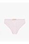 High Waist Bikini Bottom with Metal Accessories