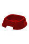Mon Ami Large Square Plastic Pet Bowl Red 26x26x8.5 cm for Dogs & Cats
