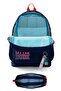 School Backpack and Pencil Case Set - Navy Blue Red Little Dude Printed Boys' Setygn33219C - 2