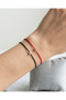 2Pcs Gold and Silver Ball Lovers' Wristbands, Red and Black String Friendship Bracelets, Minimal Gift Bracelet - 3