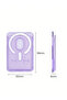 Transparent Card Magnetic Card Holder Compatible with Magsafe for Iphone, Super Adhesion and Secure Grip, Compact and Sleek Design Blue - 3