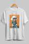 For Dog Lovers 44 Front Dog Printed White Oversize T-Shirt 100% Cotton Unisex Dog Lover Premium Design
