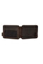 Men's Wallet Card Holder Genuine Leather Wallet Money Clip Double-Sided Use Gift |   Coffee Black Axis Reverse - 3