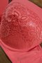 Lace Supported Supporting Bra with Pomegranate Flower Design - 2