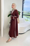Ibiza Ribbed Muslin Kimono - Brown - 5