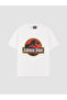 Esvab • Modern & Distinctive Zero Roba Collar Jurassic Park Printed Boys' T-Shirt - 2