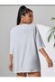 Emoji Printed Oversize Women / Girls T-Shirt Casual Boyfirend - 2