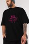 Deadlift 2 Oversize Front Printed Black T-Shirt 100% Cotton Streetwear Premium Comfort Fit - 3