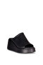 Bella 1700 Black Genuine Leather Women's Slippers - 3
