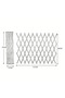 Adjustable Wooden Lattice Trellis - Expandable Garden Fence for Climbing Plants Vines, Wall Hanging Planter Panel for Indoor Outdoor Décor - 3