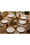 6 Pieces Bonna Gourmet Premium Porcelain Flat Plate 19 cm - 2