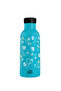 Twilight Children's Thermos Bottle with Straw 470 ml Stainless Steel Leak-Proof Insulated Water Bottle
