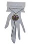 Silver Color Round Mix Drop Stone Steel Şelheran Stainless Steel Colorfast Gift