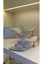 Imported Diamond Stone Cross Band Women's Slippers K262-904-16 - 3