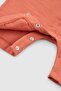 Organic Cotton Baby Salopet Orange - 4