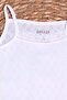 Girl's Br Undershirt with Holes and Heart Ecru Daily (1 Year) - 2