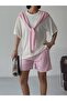 Violessa Oysho Fabric Shawl Collar Shorts Set - 5