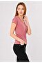 Women's V-Neck Cotton Basic T-Shirt Nar - 3