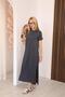Elara Women's Slit Detailed Long Dress – Oysho Fabric Comfortable Fit - 8