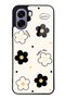 Oppo A6T White Glossy Phone Case with Lucky Happy Day Design
