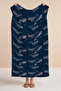 Whale Sea Themed Marine Beach Towel - Navy Blue Ocean Style Quick-Dry Microfiber Towel Coverlet - 7
