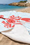 Striped Lobster Marine Beach Towel - Mediterranean Style Blue White Pool Sea Bath Beach Coverlet - 5